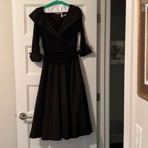LBD size 8, mid calf, great for cocktail or evening wedding